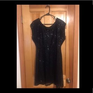 JCrew Black Sequence Short Sleeve Dress
